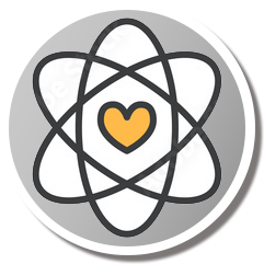 Icon for values with heart in center